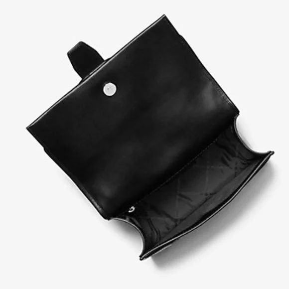 MK Greenwich Small Zebra Print Calf Hair Crossbody Bag